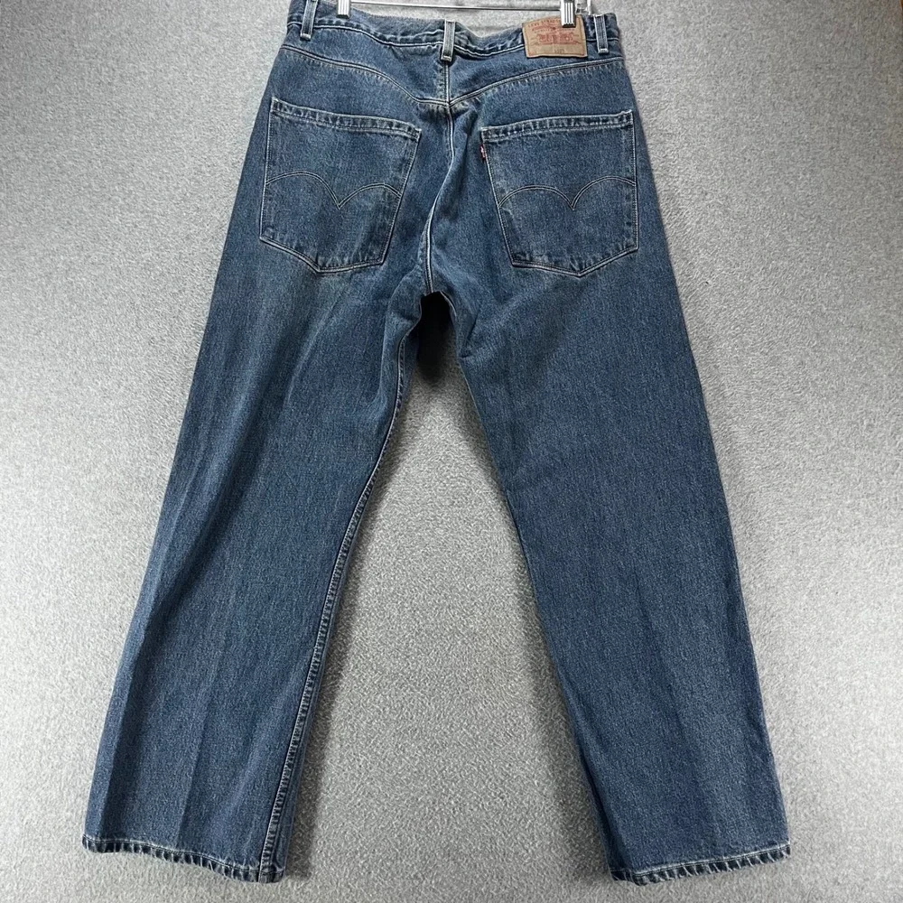 Levi's Jeans 550 Mens 36x30 Blue Denim Relaxed Fit Vintage 90s Style